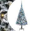 vidaXL &Aacute;rbol de Navidad artificial White 120 cm PVC y Acero y Pl&aacute;stico