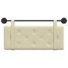 vidaXL Cabecera Colgante Crema 100 cm Cuero sint&eacute;tico