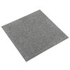 vidaXL Baldosas de suelo de moqueta 20 uds 5 m&sup2; 50x50 cm gris