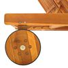 vidaXL Tumbona de jard&iacute;n 2 personas y cojines madera maciza de acacia