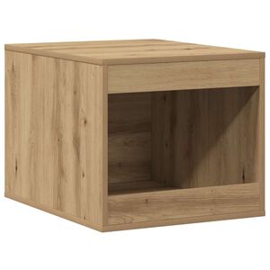 vidaXL Mueble arenero para gatos madera roble artisian 47x59x42 cm