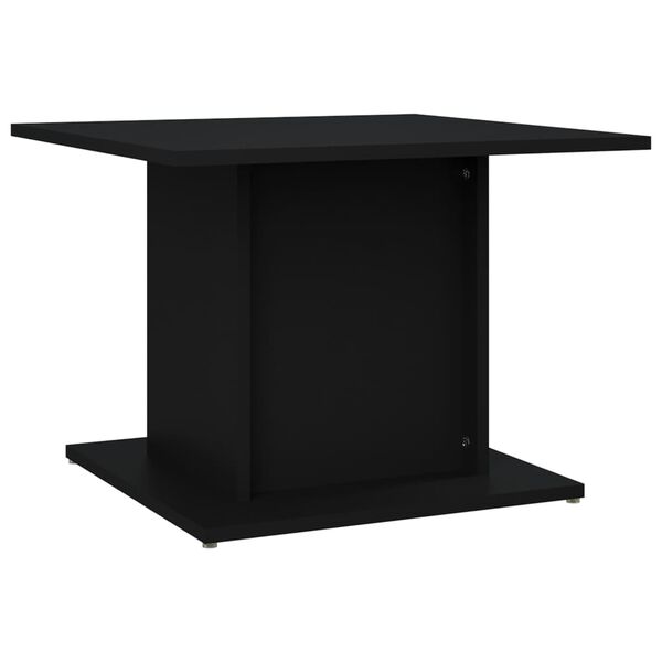 vidaXL Mesa de centro madera de ingeniería negro 55,5x55,5x40 cm