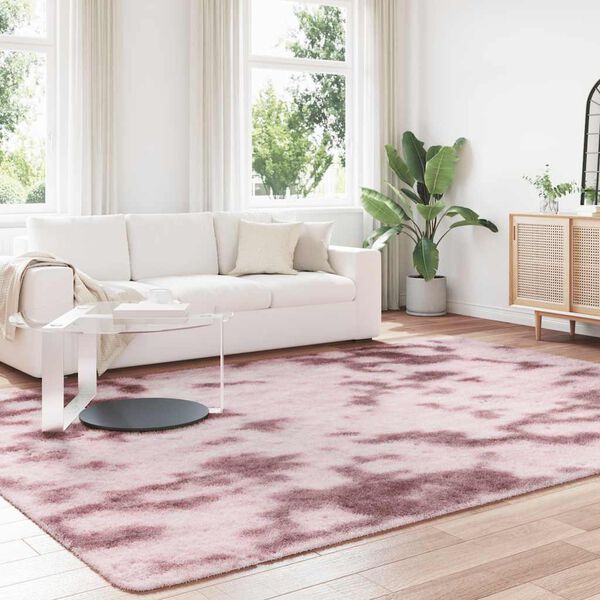 vidaXL Alfombra de pelo largo NAVARRA rosa polvoriento 240x340 cm