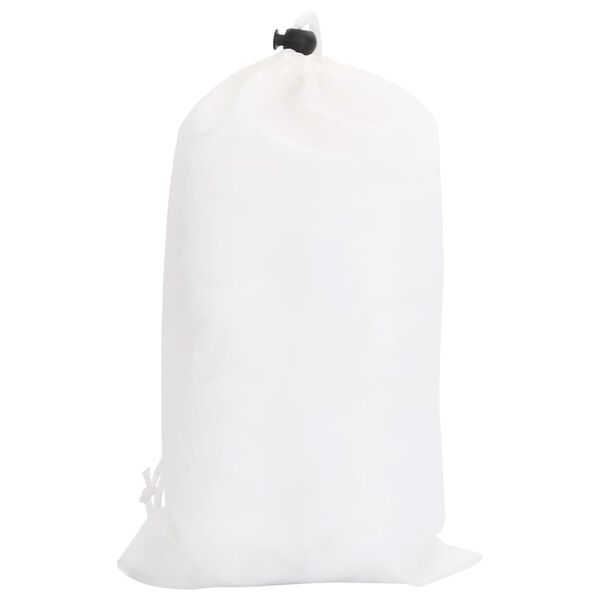 vidaXL Red de camuflaje con bolsa de almacenamiento blanco 316x296 cm