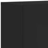 vidaXL Muebles para TV de pared 2 unidades negro 80x30x41 cm