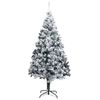 vidaXL Árbol de Navidad artificial 180 cm PVC y Acero y Plástico