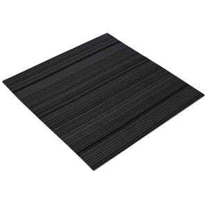 vidaXL Azulejo de alfombra Raya Gris Claro 50 x 50 cm 4 pcs PP y Bet&uacute;n