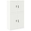 vidaXL Armario de almacenamiento 2 uds. 90 x 40 x 160 cm Acero