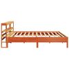 vidaXL Cama sin colch&oacute;n madera maciza de pino marr&oacute;n cera 200x200 cm