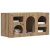 vidaXL Mueble de TV Roble artesanal 80 x 35 x 40 cm