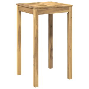 vidaXL Mesa de Bar para Jard&iacute;n LAREN Blanqueado 60 x 60,5 x 105 cm