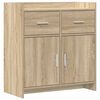 vidaXL Aparador Roble Sonoma 75 x 36 x 80 cm Madera de ingenier&iacute;a