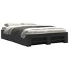 vidaXL Estructura de cama madera de ingenier&iacute;a negra 120x190 cm