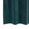 vidaXL Cortinas opacas 2 pcs Verde oscuro 140 x 140 cm Terciopelo