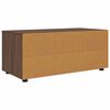 vidaXL Gabinete de TV con caj&oacute;n Roble Marr&oacute;n 100 x 48 x 43 cm