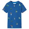 Camiseta infantil azul oscuro m&eacute;lange 92