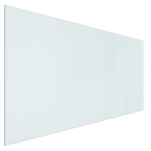 vidaXL Placa de vidrio para chimenea Transparente 120 x 60 cm Cristal