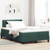 vidaXL Cama tipo Box Spring Verde oscuro 120 x 190 cm Terciopelo