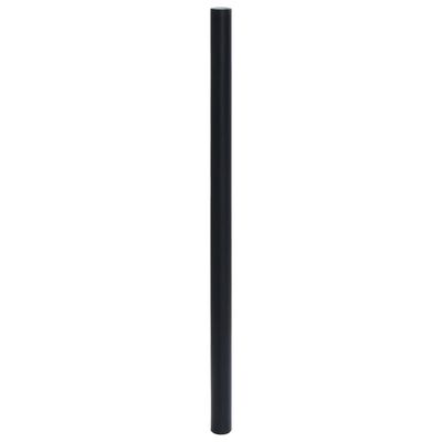 vidaXL Pegatina de mueble autoadhesiva PVC negro mate 90x500 cm