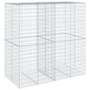 vidaXL Cesta de gaviones con cubierta hierro galvanizado 200x100x200cm