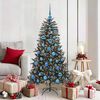vidaXL &Aacute;rbol de Navidad artificial Verde 150 cm PVC, Pl&aacute;stico y Acero