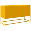 vidaXL Mueble para TV de acero amarillo mostaza 100,5x39x60,5 cm