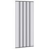 vidaXL Pantalla de puerta contra insectos con cortina de malla Negro