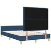 vidaXL Estructura de cama con cabecera Azul 120 x 190 cm tela