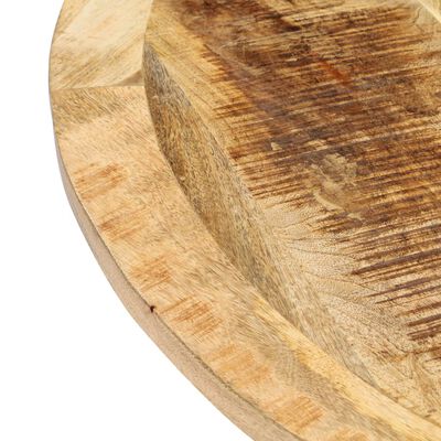 vidaXL Mesa de comedor redonda de madera maciza de mango 120x76 cm