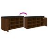 vidaXL Zapatero madera de ingenier&iacute;a marr&oacute;n roble 102x32x50 cm