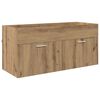vidaXL Mueble de lavabo Roble artisan Madera de ingenier&iacute;a