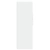 vidaXL Aparador alto madera de ingeniería blanco 30x42,5x124 cm