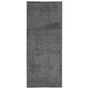 vidaXL Alfombras de &aacute;rea PALMERAS Antracita 200 x 80 cm Poli&eacute;ster