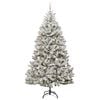 vidaXL &Aacute;rbol de Navidad artificial Verde y 210 cm PVC y Metal
