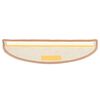 vidaXL Felpudos para escaleras 15 uds 65x21x4 cm Marr&oacute;n claro Semicircular Grande