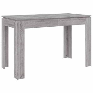 vidaXL Mesa de comedor madera de ingenier&iacute;a Sonoma gris 120x60x76 cm