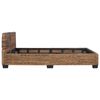 vidaXL Estructura de cama de rat&aacute;n natural 140x200 cm