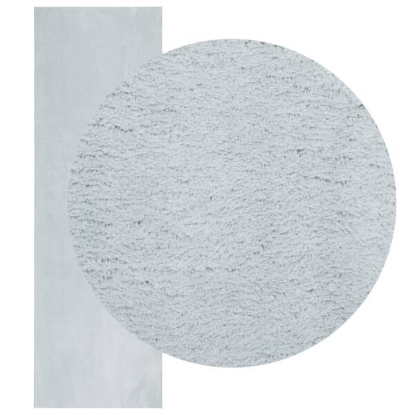 vidaXL Alfombra de pelo corto suave lavable HUARTE azul 80x250 cm
