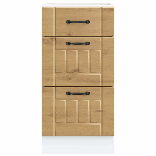 vidaXL Mueble bajo de cocina Lucca roble artesanal