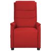 vidaXL Sill&oacute;n reclinable de cuero sint&eacute;tico rojo tinto