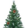 vidaXL &Aacute;rbol de Navidad artificial Verde 210 cm PVC y acero