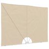 vidaXL Toldo lateral plegable terraza color crema 300x200 cm