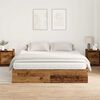 vidaXL Cama con almacenamiento Madera Vieja 180 x 200 cm