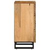 vidaXL Aparador de madera maciza de mango rugosa 40x34x75 cm