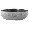 vidaXL Lavabo Ovalado Gris (32-37) x (27-30) x 12 cm Piedra de R&iacute;o