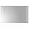 vidaXL Espejo de ba&ntilde;o LED Transparente 50 x 30 cm vidrio templado