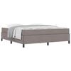 vidaXL Cama tipo Box Spring Taup&eacute; 180 x 200 cm tela