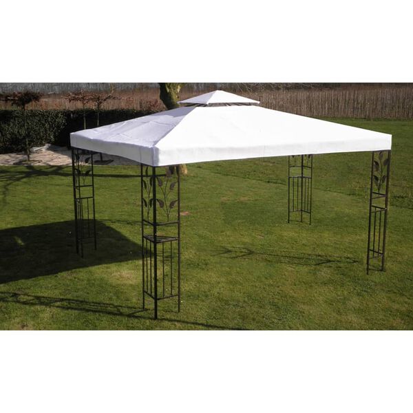vidaXL Carpa cenador blanco 3x4 m