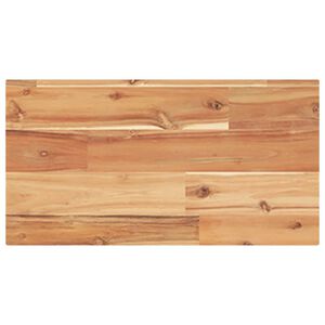vidaXL Estante flotante madera acacia maciza acabado aceite 40x20x2 cm