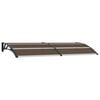 vidaXL Marquesina de puerta PC negro 240x100 cm